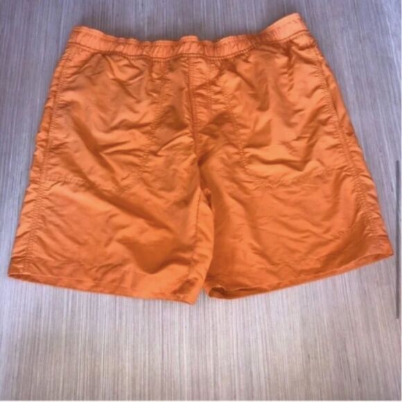 Men's Eddie Bauer Orange Swim Shorts - Picture 3 of 8